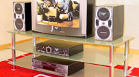 Glass TV and Video Units