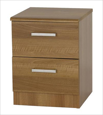 Alive Two Drawer Bedside Table