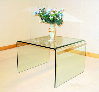 Glass Lamp Table