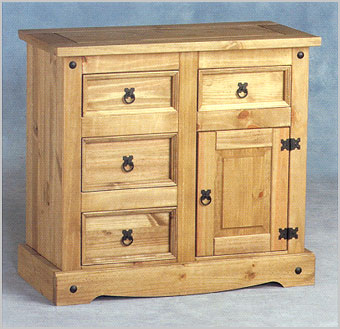 Corona One Door Sideboard