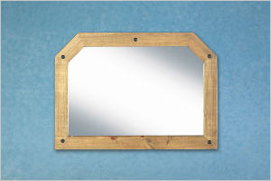 Pair of Corona Over Mantle Mirrors
