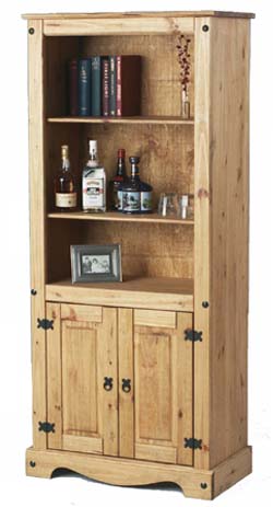 Corona Two Door Dispay Unit-Bookcase