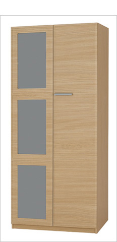 Horizon One Door Wardrobe with Frosted Glass