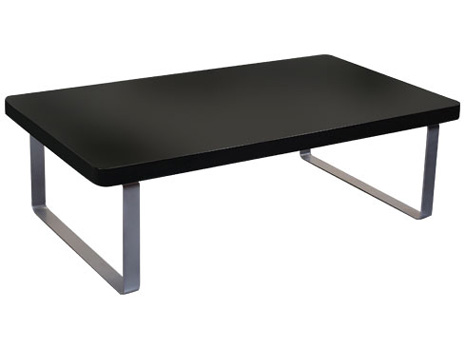 Accent Coffee Table with High Gloss Black Finish