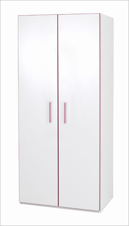 Midi Kiddi Pink Two Door Wardrobe