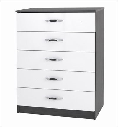 Midi Piano Five Drawer Chest