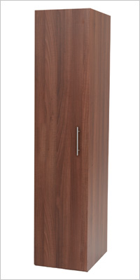 Midi Walnut Single Wardrobe