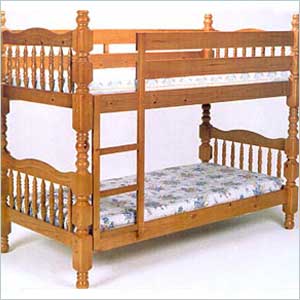 Oslo Chunky Pine Bunk Bed From