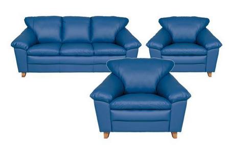 Milano 3+1+1 Leather Sofa Combination