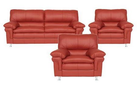 Parigi 3+1+1 Leather Sofa Combination