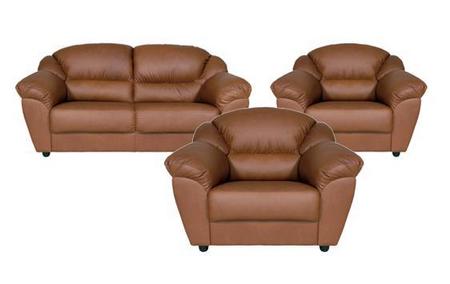 Bari 3+1+1 Leather Sofa Combination