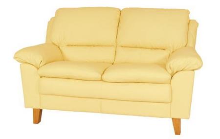 Como 2 Seater Leather Sofa