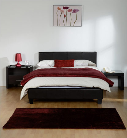 Extremely Huge Mangos On Leather Bedstead