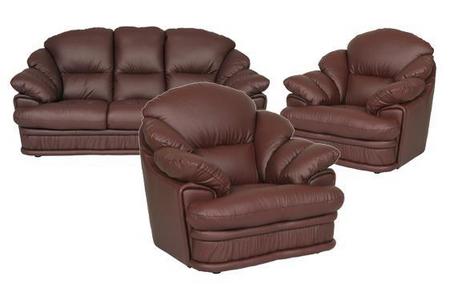 Victoria 3+1+1 Leather Sofa Combination