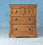 Corona 2+2 Drawer Chest
