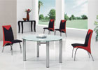 Medium Back G614 Chairs - Shown in Black & Red