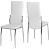 Pair of Berkley White Dining Chairs