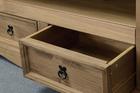 Two drawers with smooth opening metal draw runners