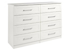 Andante Cream Four Drawer Double Chest