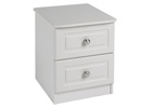 Calando Cashmere Two Drawer Bedside Table