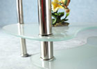 Cara Clear Glass Coffee Table
