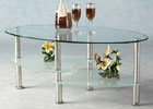 Cara Clear Glass Coffee Table