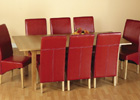 Centurion Rustic Red Dining Set Plus Six Chairs