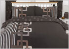 Chain Chocolate Duvet