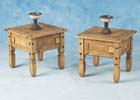 Pair of Corona Lamp Tables