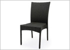 Dark Grey Wicker Chairs