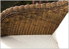 Synthetic Resin Weave Wicker Armchairs
