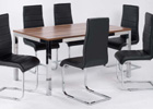 Large Evolve Dining Set Shown with Six Chairs