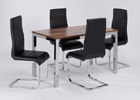 Medium Evolve Dining Set Shown with Four Chairs