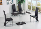 Gami Extending Dining Set and G525 Tall Back Cut Out Chairs