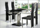 Gami Extending Dining Set Plus G650 Full Framed Tall Back Chairs