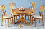 Imperial Round Pedestal Dining Set