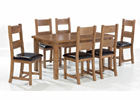 Dorset Extending Dining Set - Extended with Six Chairs