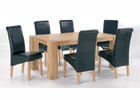 Nordic Dining Table Plus Six Dining Chairs