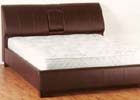 Mercedes Double Faux Leather Bed