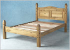 Corona 4'6 Double Bed - Low Foot End