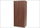 Midi Walnut Two Door Wardrobe