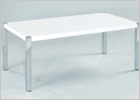 Novello Coffee Table with High Gloss White Finish