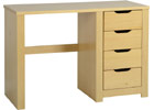 Eclipse Four Drawer Dressing Table - Oak FInish