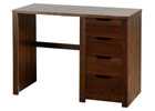 Eclipse Four Drawer Dressing Table - Walnut FInish