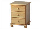 Sol 3 Drawer Bedside Chest