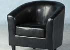 Black Tempo Tub Chair