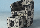Bouquet Tub Chair with Footstool