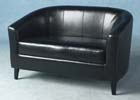 Black Twin Tub Chair