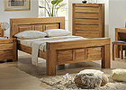 Victoria King Size Solid Oak Bed