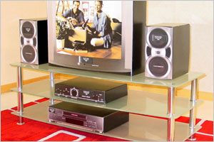 Glass TV and Media Units